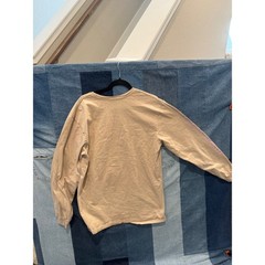 Brixton Mens XXL Long Sleeve Graphic T-Shirt Tan Sand BRXTN Standard Fit Tee