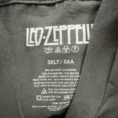 Led Zeppelin 1977 Inglewood Concert Retro Graphic T-Shirt Adult Size 5XL Tall
