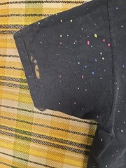 Vtg 90’s Bahamas Beach Paint Splash Shirt, Size XL, Black, Sherry Mfg