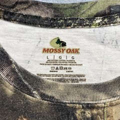 Mossy Oak TShirt Mens Large Break Up Country Camo Outdoor Hunting Distressed