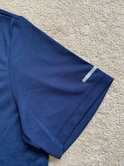 NEW AW DriWorks RED WHITE & BOOZY Performance T Shirt Tee NAVY BLUE LARGE MS $40