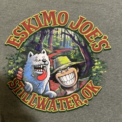 Eskimo Joe’s Stillwater OK Doubles Sided Graphic GO WILD Medium M Nature Graphic
