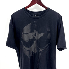 MF DOOM “Mask” T-shirt Rhymesayers Mens XL Black Gray Big Print