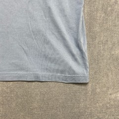 L.L. Bean T Shirt Mens XL Blue Cotton Henley Neck Casual Summer Traditional Fit