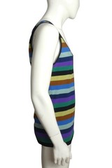 PIERRE CARDIN – 2007 Cotton Stripe Knit Tank, Size Large