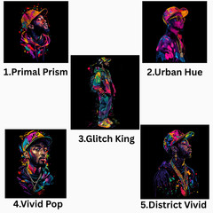 Neon Urban Streetwear Graphic Tee, Comfort Colors T Shirt, Unisex Streetwear Tee