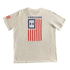 Under Armour Men’s Soft Short Sleeve New Freedom Flag Graphic T-Shirt, 1370810
