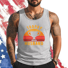 Trophy Husband Funny design for Cool Father or Dad Tank Top