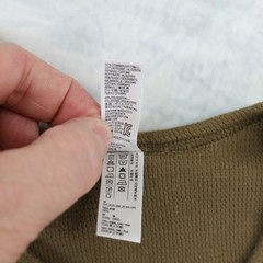 American Apparel Dexter Morgan Henley Thermal Kill Shirt Medium Green USA MADE