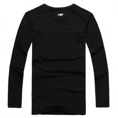 Men’s Quick Dry T-Shirt Top Long Sleeve Winter Thermal Undershirt Sports Tops US