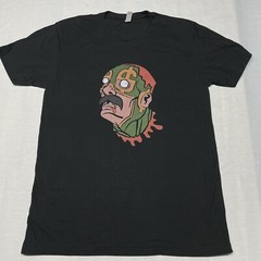 Medium Black T-Shirt Guitar Heavy Metal Rock Band Skull Punk Gimp Skateboard