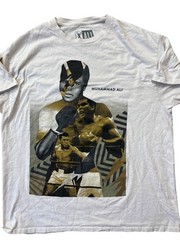 Muhammad Ali T-Shirt Mens XL White Short Sleeve Boxing Classic Retro Streetwear