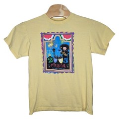San Antonio Texas Fiesta 2005 T Shirt Mens Size Medium Yellow Short Sleeve