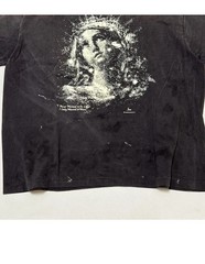 Stedman Men’s XL Black Cotton Crew Neck Short Sleeve Jesus Graphic T-Shirt