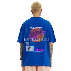 MFCT Men’s Streetwear Artwork Graphic Tee Crewneck Half Sleeves T-shirt