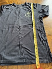 Grunt Style Men’s Black Graphic Sleeve T Shirt American Flag Tactical Tee Large