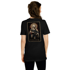 Volcom Gothic Saint Nun Rifle Graphic T Shirt Streetwear Skater Punk Tee