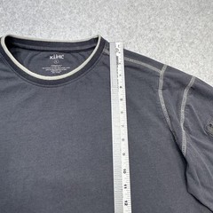 Kuhl Kommando Shirt Mens Large Gray Wildfibre Organic Cotton Long Sleeve Pocket