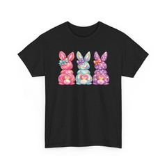 Coquette Easter Bunny Shirt Women Cute Pastel Bunny Bow Spring Holiday Gift Tee