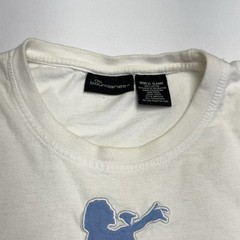Vintage Y2K No Boundaries Respect Shirt Mens XL Embroidered White Short Sleeve