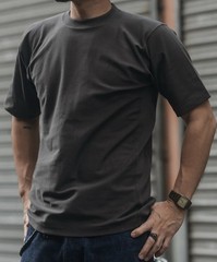 10.6 oz Reverse Weave T-Shirt – Dark Gray Bronson Mfg. Co. M🇺🇸USA SHIP