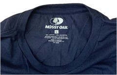 Mossy Oak Live & Breathe Outdoors Est. 1986 T-shirt Large Blue Staghorn Creek