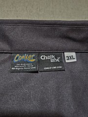 Conker’s Bad Fur Day Nintendo 64 Chalk Line Button Up Shirt Men’s Size XXXL NWT