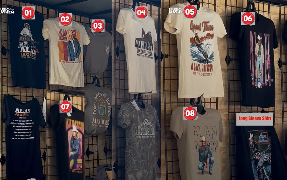Alan Jackson Nissan Stadium Nashville June 27th 2026 Tour Merch, T-shirt reprint