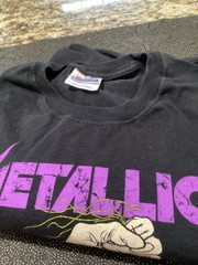 Metallica Damaged Justices T Shirt Men’s 2 Xl hammer Of justice Skull Harvest