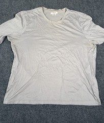 Helmut Lang Womens XL Gray Mercerized Cotton Long Sleeve Designer Minimalist Top