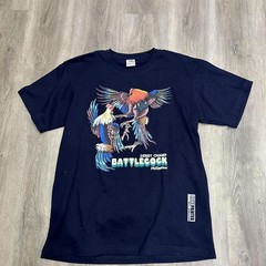 Hand painted Navy Derby Champ Battlecock Philippines T-shirt size xl