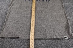 Rally Texas Grey Lonestar State of Mind Short Sleeve T-Shirt Large NWT