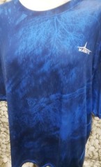 Habit Realtree Fishing Shirt Mens Size XL Blue Short Sleeve Solar Factor