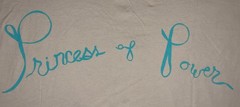 Marina T Shirt XXL Beige Princess of Power 2025 Tour Merch Ribbon Tee NEW *spots
