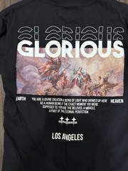PacSun Men’s Black “Glorious” Los Angeles Graphic Print Crew T-Shirt M