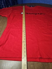 Champion Classic Jersey Script T-Shirt Scarlet Size 2XL