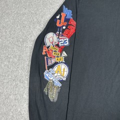 Nike Air Jordan Jumpman Graphic Print Long Sleeve Shirt Men’s Large Black