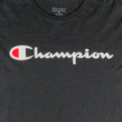Champion Classic Jersey Crew Neck T-Shirt Men’s 2XL Long Sleeve Black