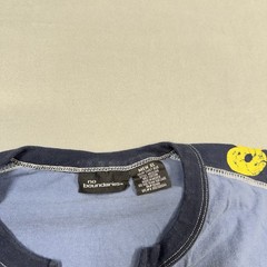 No Boundaries Shirt Mens XL Blue Mustangs Horse Graphic Sleeveless y2k skater