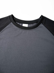 Mens Contrast Baseball Long Sleeve T Shirt Casual ToP 4 Colours UK