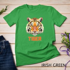 Cool Geometric Bengal Indian Tiger Face Sweatshirt Cat Gift Unisex T-shirt