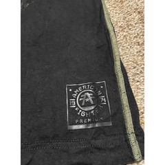 American Fighter Mens Black Olive Green Foil Graphic T-Shirt Buckle Exclusive M