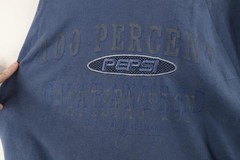 Vtg 90s Mens XL Sun Faded Pepsi Co 100 Percent Guaranteed Short Sleeve T-Shirt