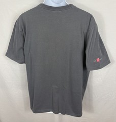 Vintage 90s Mossimo Graphic Print “Global Energy” T-Shirt Men’s Large Faded Gray