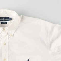 Ralph Lauren BLAKE Cotton Long Sleeve Button-Down Shirt Men’s L White Japan