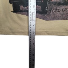 Ford Bronco Men’s Beige Shirt Size Small Cotton Blend Graphic Tee