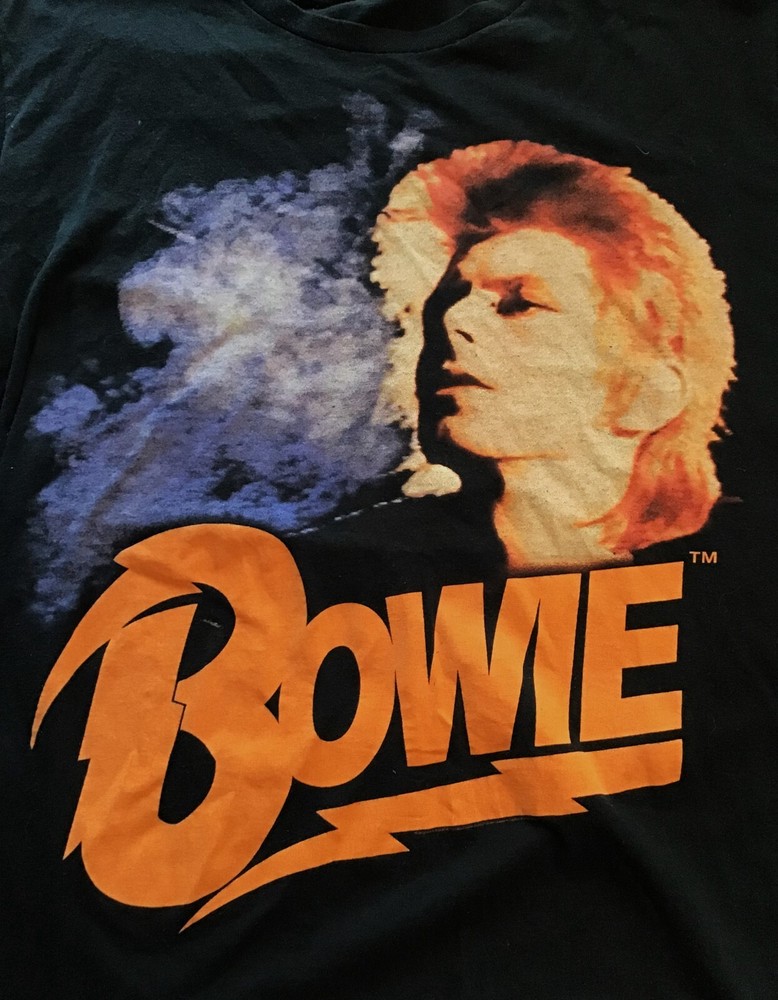 David Bowie T-Shirt, Black, Size XL