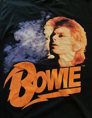 David Bowie T-Shirt, Black, Size XL