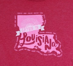 Louisiana Women in Agriculture Shirt Unisex XL Red Pink Soft Ring Spun 2018 Conf