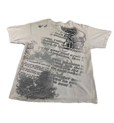 Mens 20s Urban Legend Soy & Fire White Graphic Tee Size L